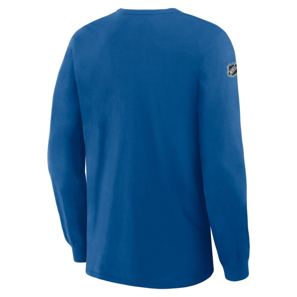 Colorado Avalanche Fanatics Authentic Pro Property Of Practice Long Sleeve T-Shirt - Blue | US 202494512