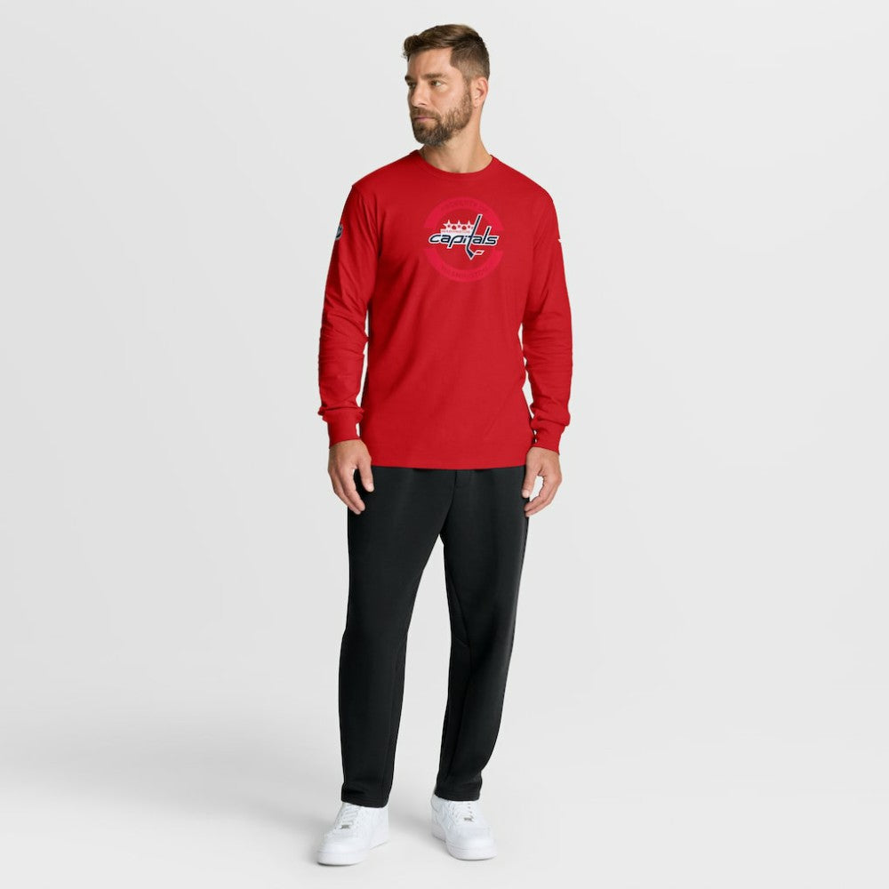 Washington Capitals Fanatics Authentic Pro Property Of Practice Long Sleeve T-Shirt - Red | US 202494520