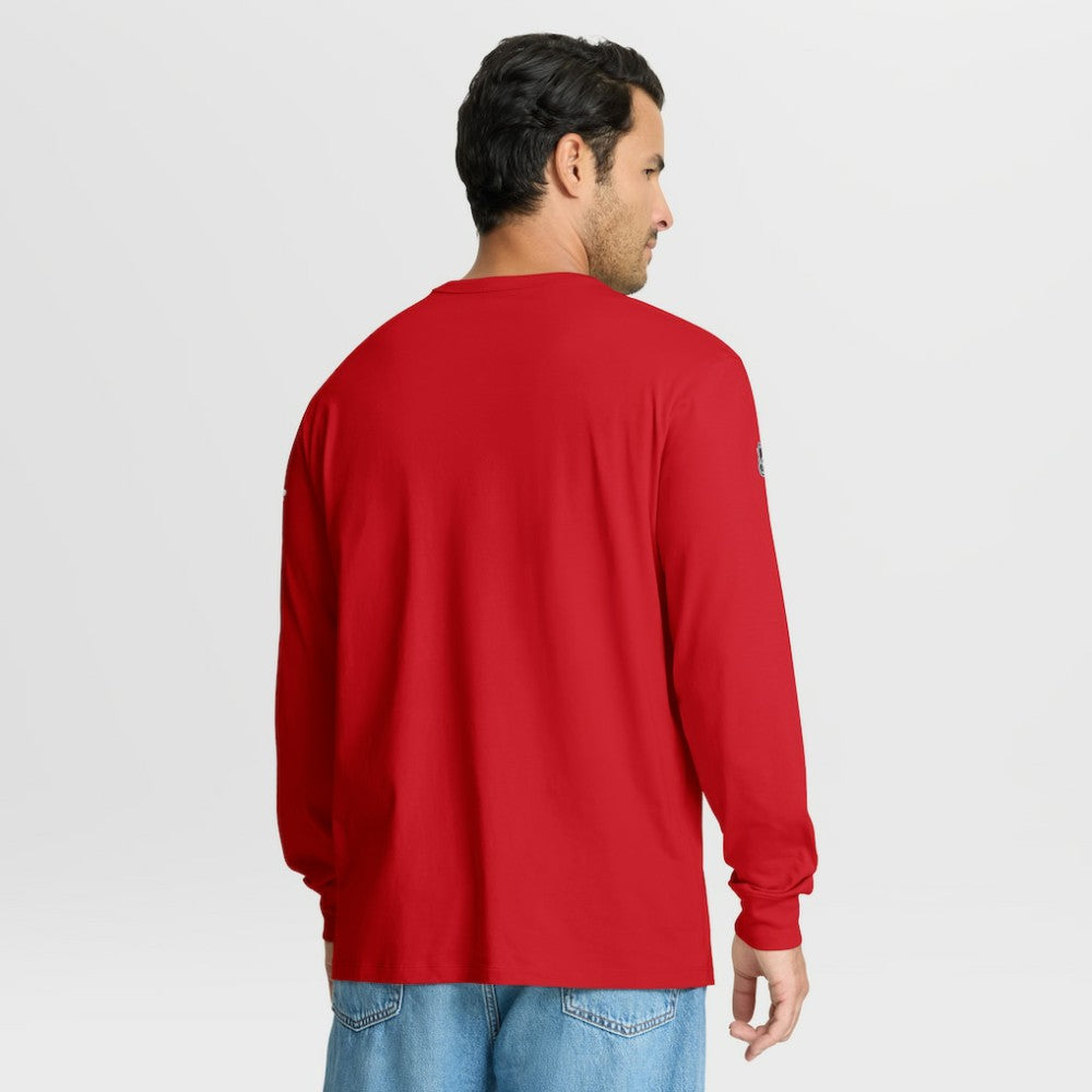 New York Rangers Fanatics Authentic Pro Property Of Practice Long Sleeve T-Shirt - Red | US 202494541