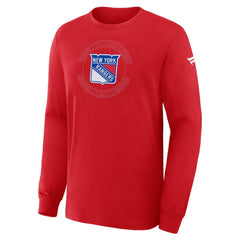New York Rangers Fanatics Authentic Pro Property Of Practice Long Sleeve T-Shirt - Red | US 202494541