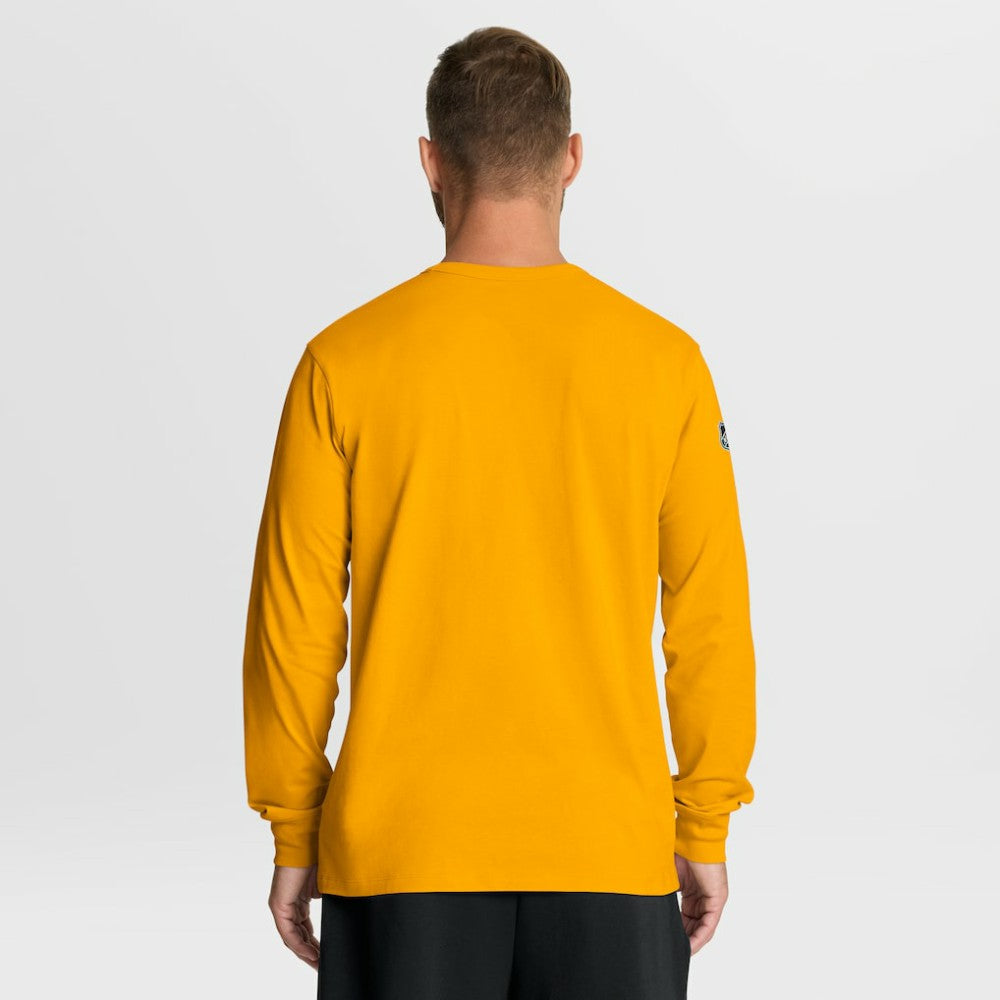 Pittsburgh Penguins Fanatics Authentic Pro Property Of Practice Long Sleeve T-Shirt - Gold | US 202494555