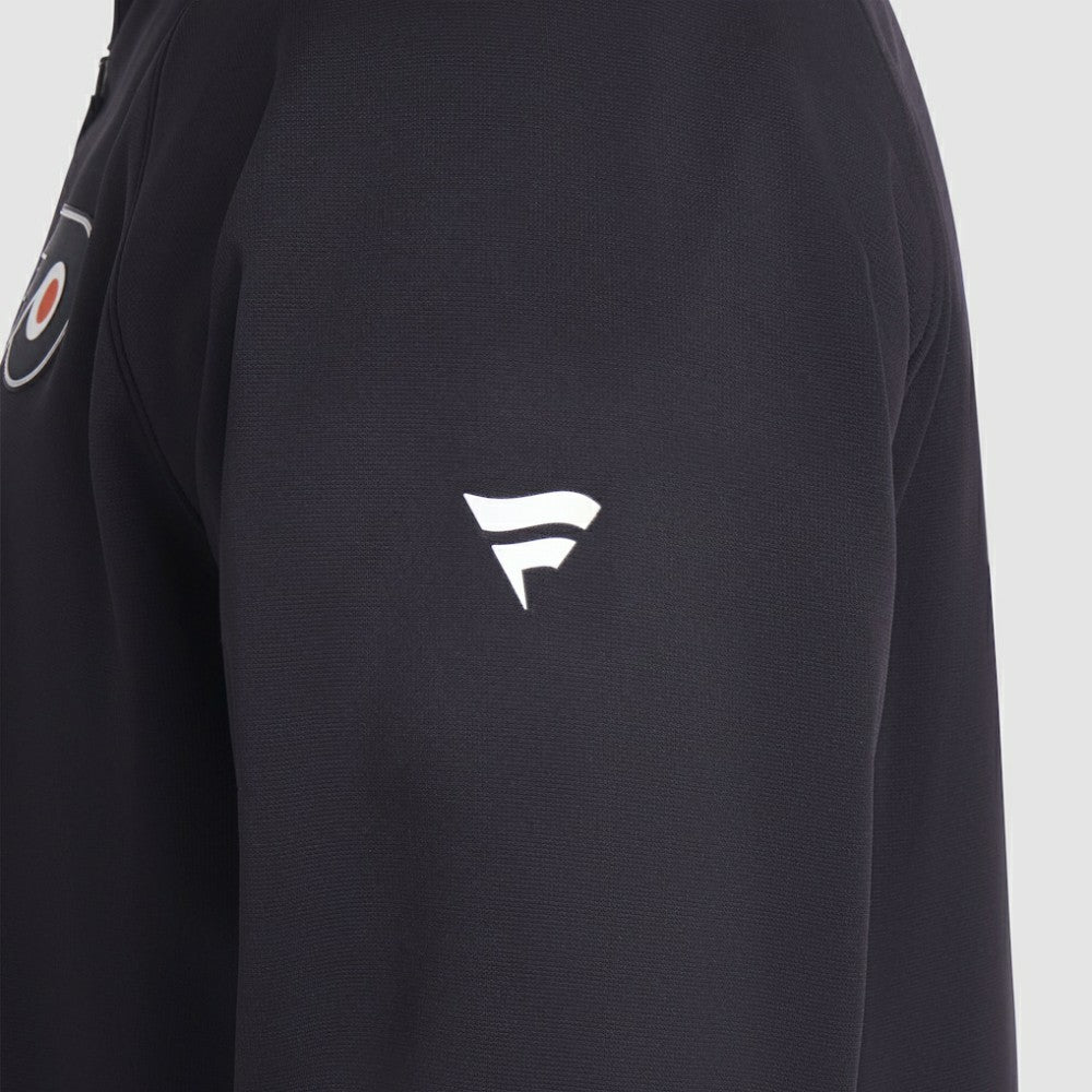 Philadelphia Flyers Fanatics Authentic Pro Rink Raglan Quarter-Zip Pullover - Black | US 202495205