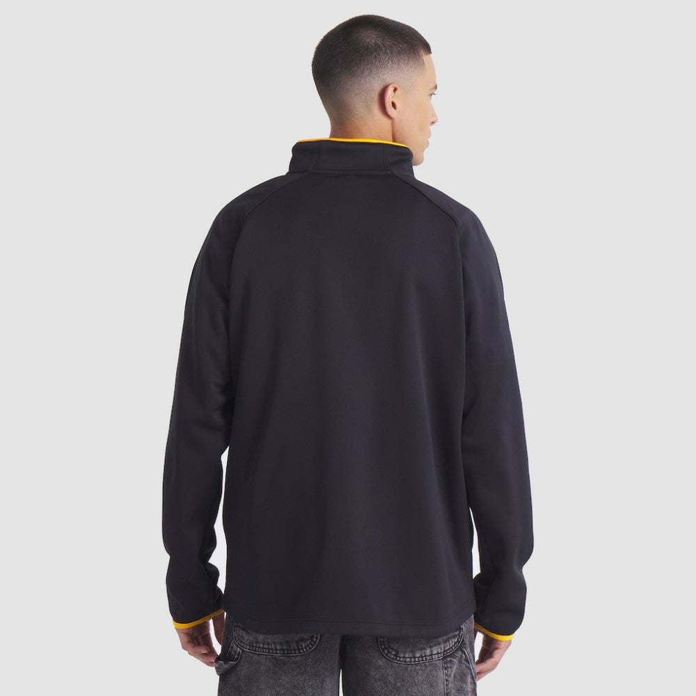 Pittsburgh Penguins Fanatics Authentic Pro Rink Raglan Quarter-Zip Pullover - Black | US 202495206