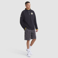 Pittsburgh Penguins Fanatics Authentic Pro Rink Raglan Quarter-Zip Pullover - Black | US 202495206