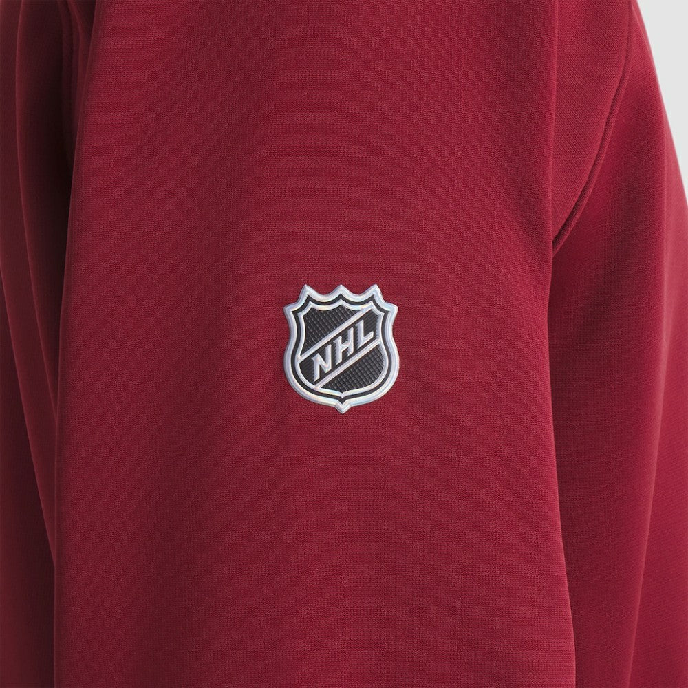 Colorado Avalanche Fanatics Authentic Pro Rink Raglan Quarter-Zip Pullover - Burgundy | US 202495208