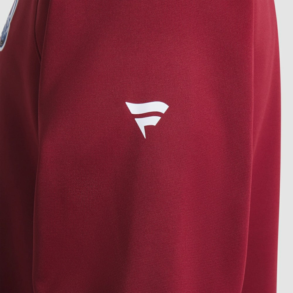 Colorado Avalanche Fanatics Authentic Pro Rink Raglan Quarter-Zip Pullover - Burgundy | US 202495208