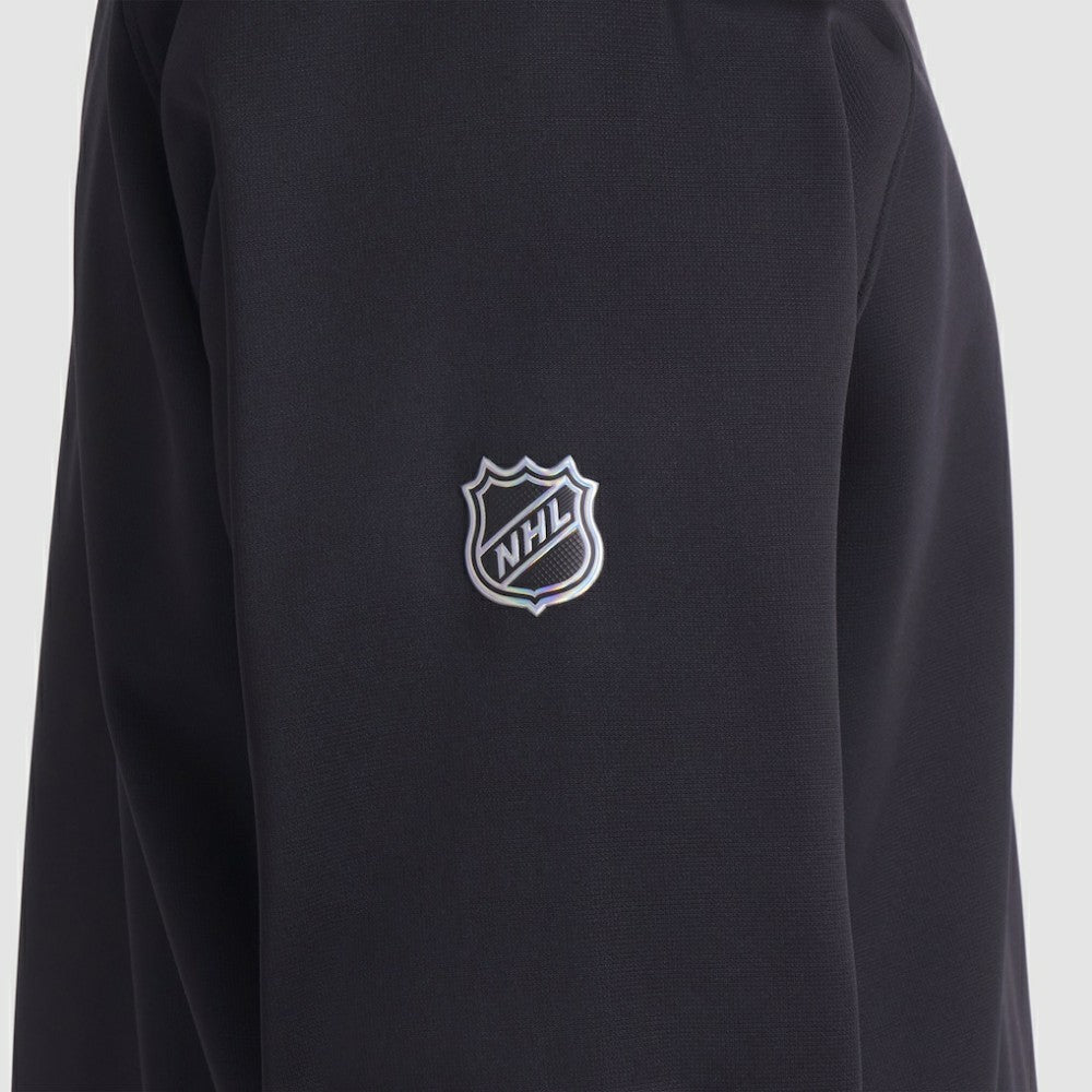 Chicago Blackhawks Fanatics Authentic Pro Rink Raglan Quarter-Zip Pullover - Black | US 202495217