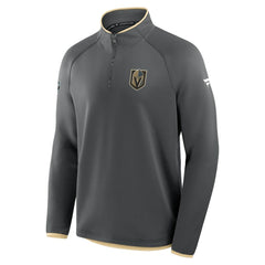 Vegas Golden Knights Fanatics Authentic Pro Rink Raglan Quarter-Zip Pullover - Black | US 202495225