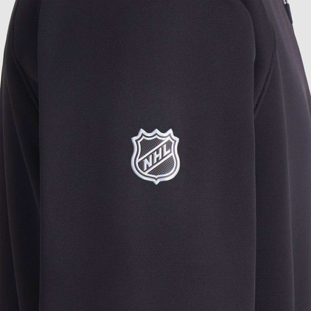 Minnesota Wild Fanatics Authentic Pro Rink Raglan Quarter-Zip Pullover - Black | US 202495228