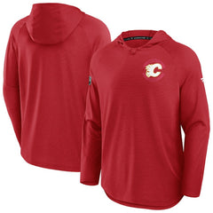 Calgary Flames Fanatics Authentic Pro Rink Hoodie - Red | US 202495237
