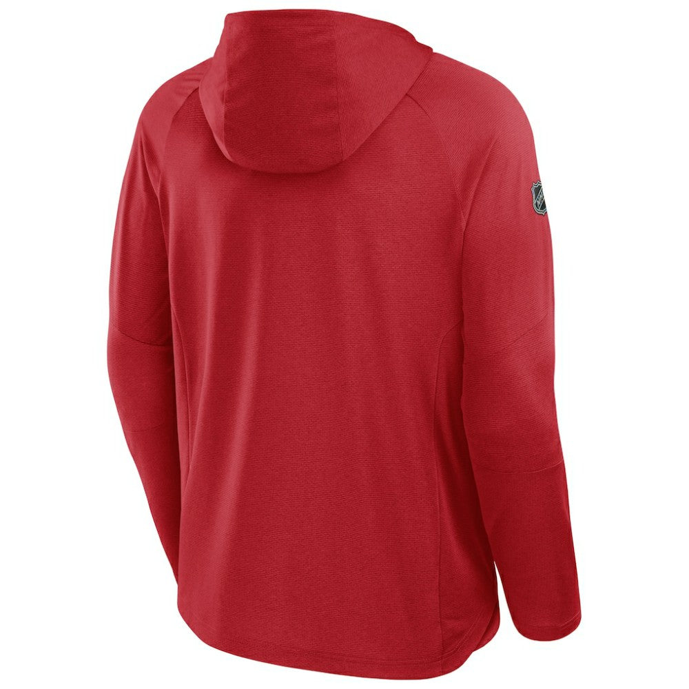 Calgary Flames Fanatics Authentic Pro Rink Hoodie - Red | US 202495237