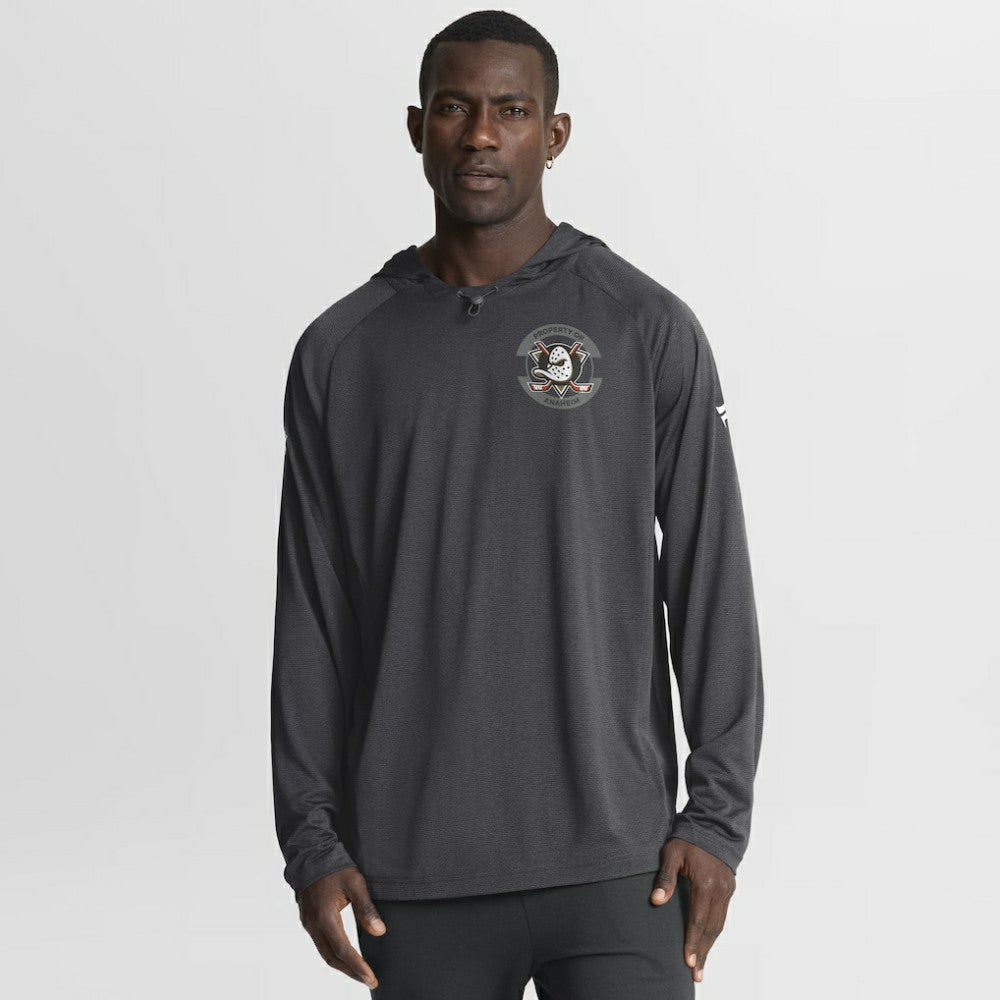 Anaheim Ducks Fanatics Authentic Pro Rink Hoodie - Charcoal | US 202495239