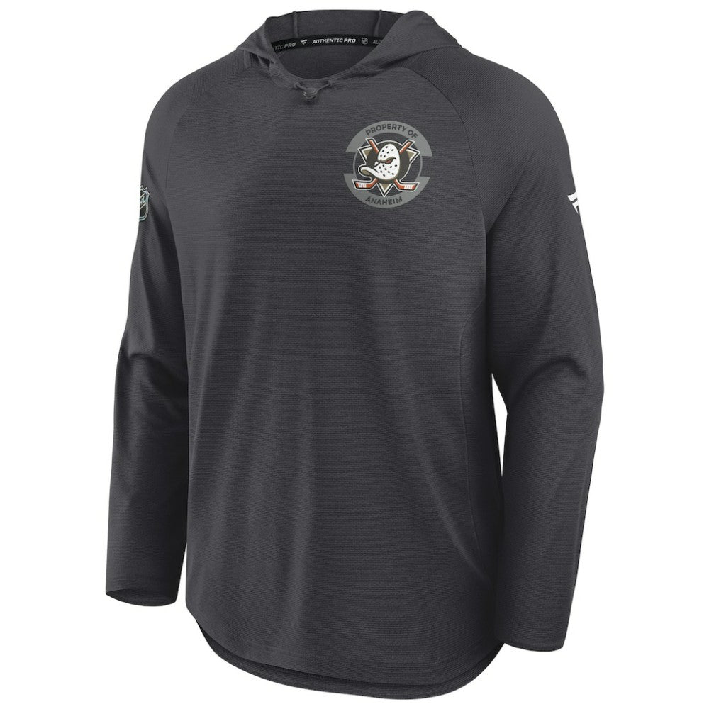 Anaheim Ducks Fanatics Authentic Pro Rink Hoodie - Charcoal | US 202495239