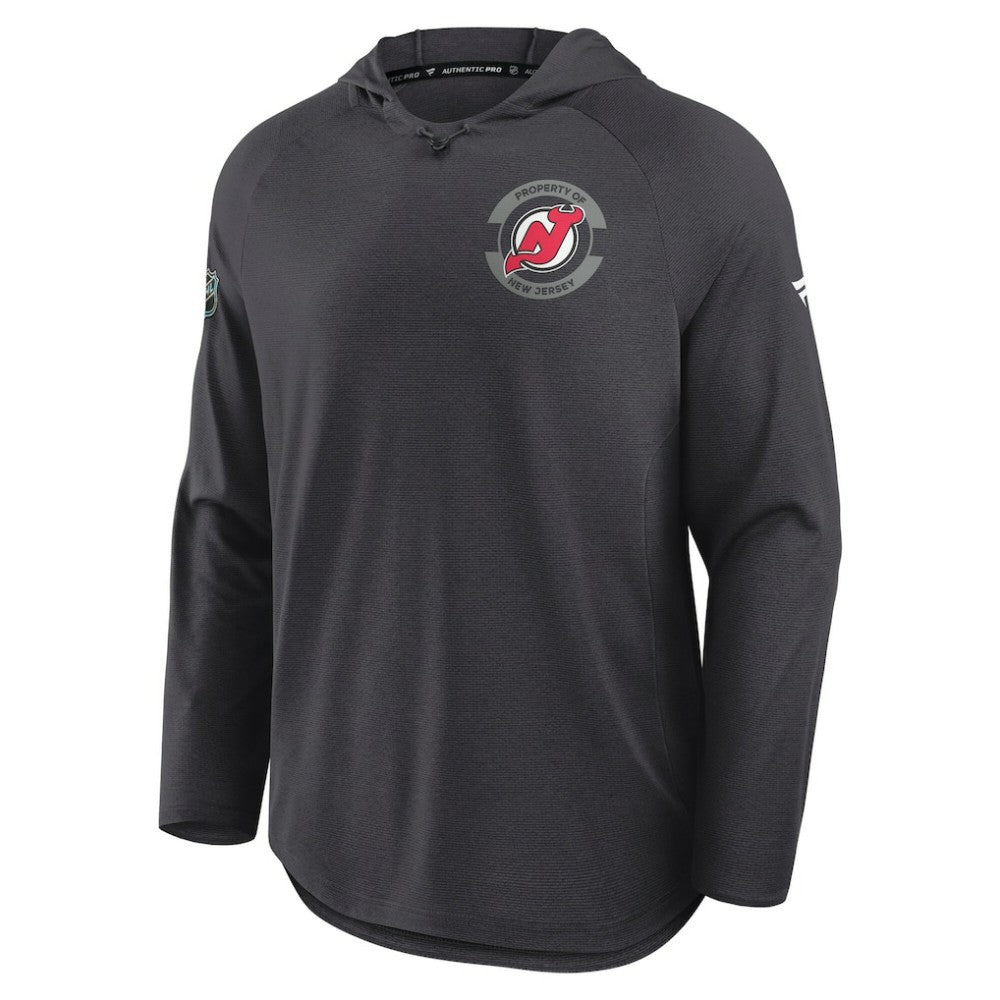 New Jersey Devils Fanatics Authentic Pro Rink Hoodie - Charcoal | US 202495244