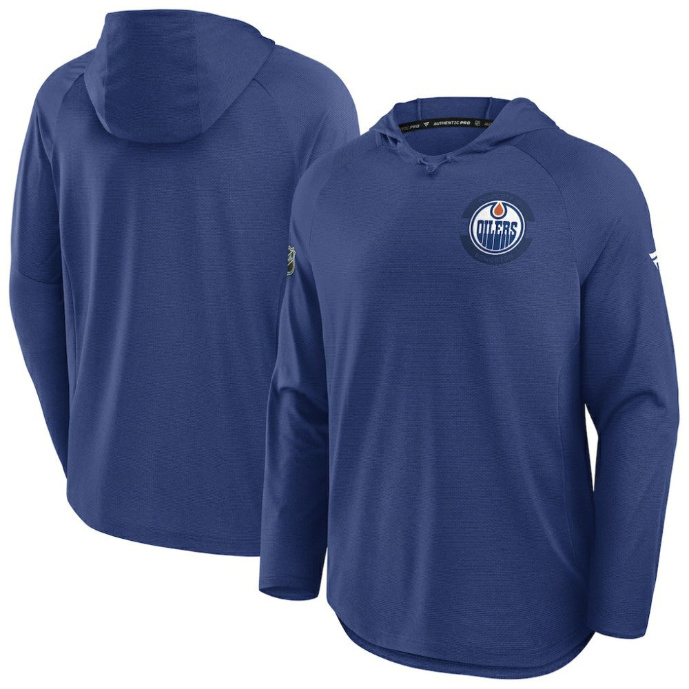 Edmonton Oilers Fanatics Authentic Pro Rink Hoodie - Royal | US 202495245