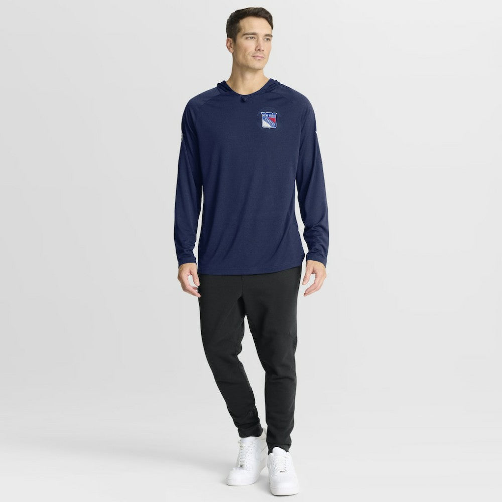 New York Rangers Fanatics Authentic Pro Rink Hoodie - Navy | US 202495247