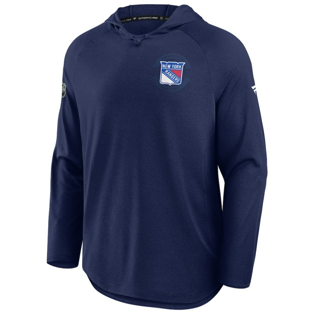New York Rangers Fanatics Authentic Pro Rink Hoodie - Navy | US 202495247
