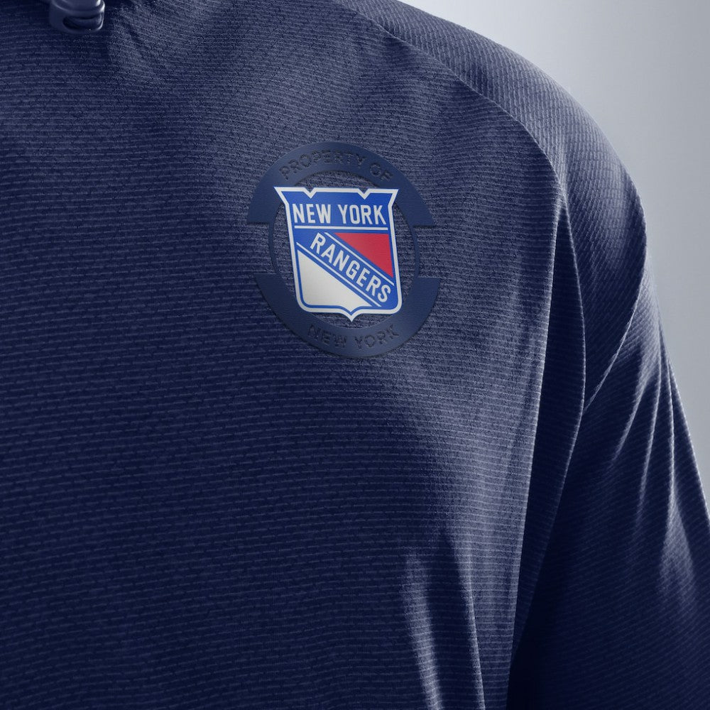 New York Rangers Fanatics Authentic Pro Rink Hoodie - Navy | US 202495247