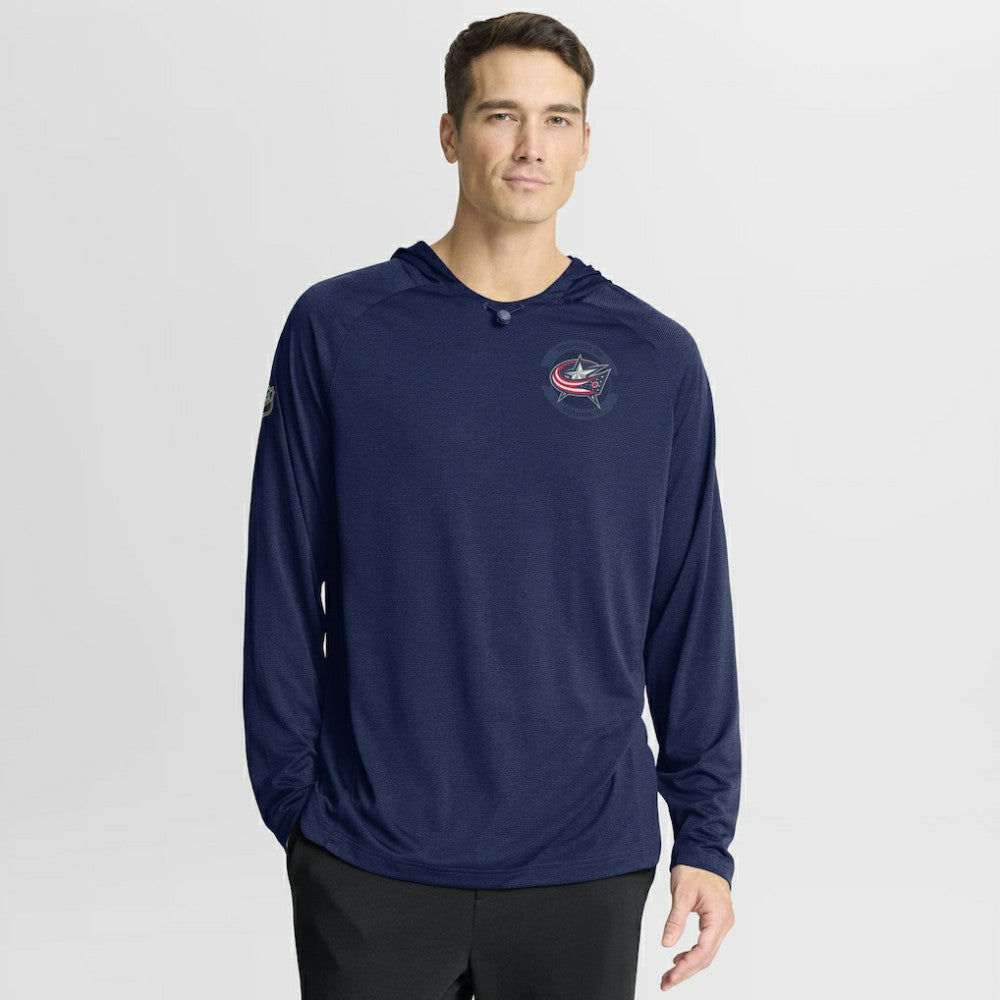 Columbus Blue Jackets Fanatics Authentic Pro Rink Hoodie - Navy | US 202495250