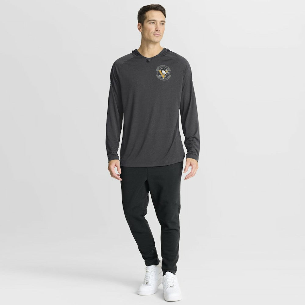Pittsburgh Penguins Fanatics Authentic Pro Rink Hoodie - Charcoal | US 202495258