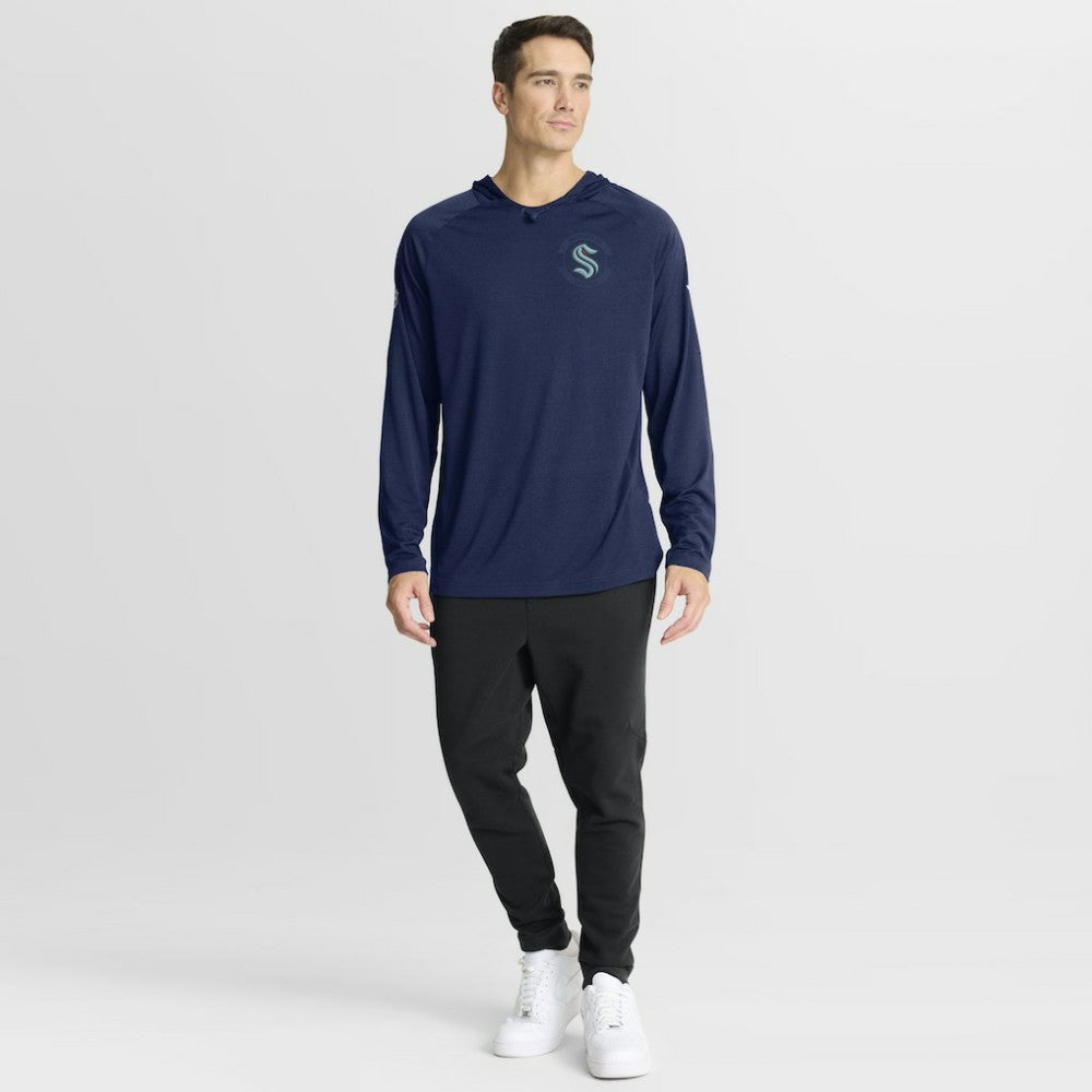Seattle Kraken Fanatics Authentic Pro Rink Hoodie - Navy | US 202495259