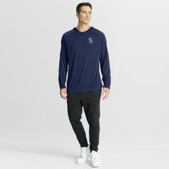 Seattle Kraken Fanatics Authentic Pro Rink Hoodie - Navy | US 202495259