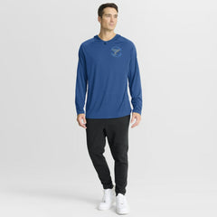 St. Louis Blues Fanatics Authentic Pro Rink Hoodie - Heather Blue | US 202495260