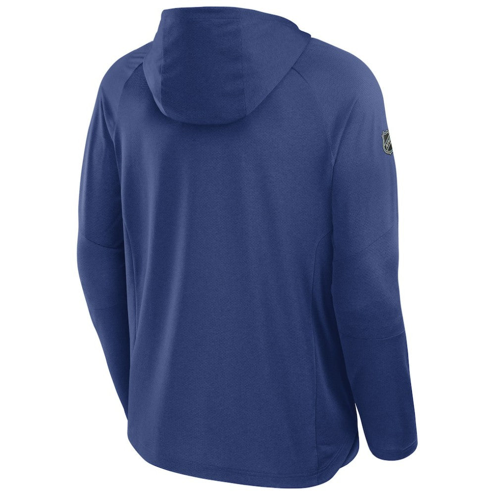 Vancouver Canucks Fanatics Authentic Pro Rink Hoodie - Blue | US 202495264