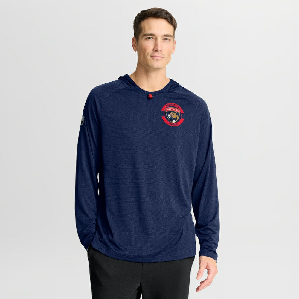 Florida Panthers Fanatics Authentic Pro Rink Raglan Hoodie - Navy | US 202495267