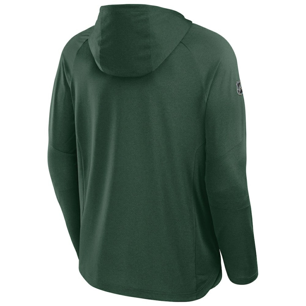 Minnesota Wild Fanatics Authentic Pro Rink Hoodie - Green | US 202495269