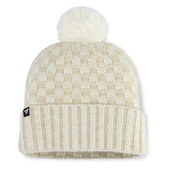 Arizona Cardinals Women's Nickel Cuffed Knit Hat with Pom - Natural Hats