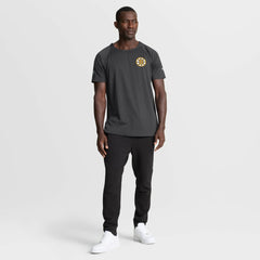 Boston Bruins Fanatics Authentic Pro Rink Raglan Performance T-Shirt - Charcoal | US 202495385