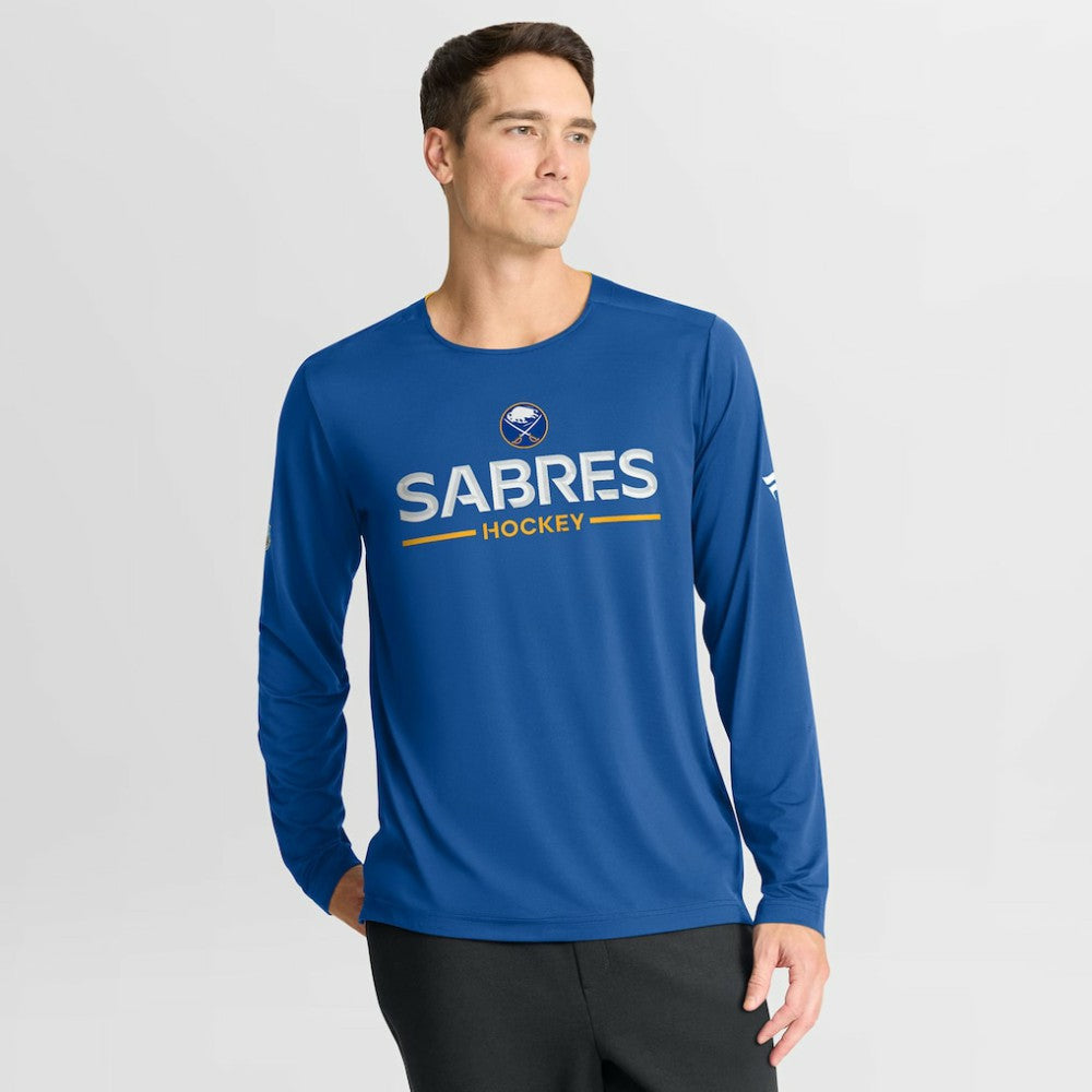 Buffalo Sabres Fanatics Authentic Pro Rink Tech Long Sleeve T-Shirt - Royal | US 202495520