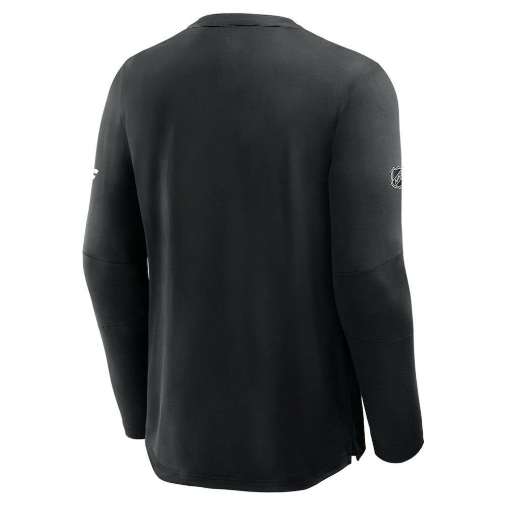 Chicago Blackhawks Fanatics Authentic Pro Rink Tech Long Sleeve T-Shirt - Black | US 202495523