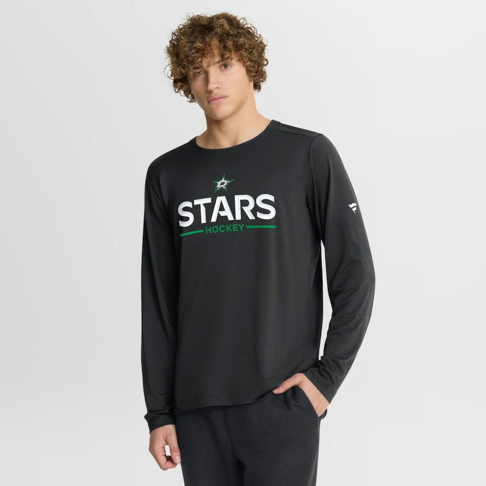 Dallas Stars Fanatics Authentic Pro Rink Tech Long Sleeve T-Shirt - Black | US 202495526