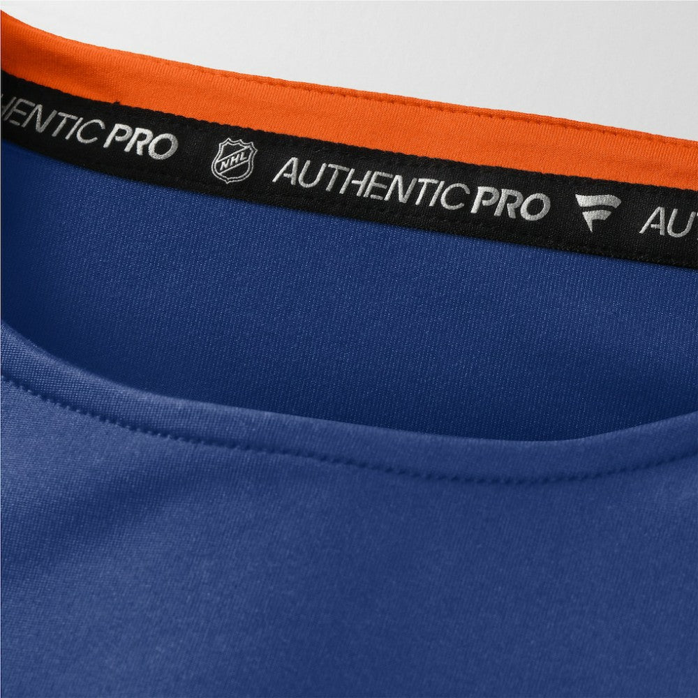 Edmonton Oilers Fanatics Authentic Pro Rink Tech Long Sleeve T-Shirt - Royal | US 202495528