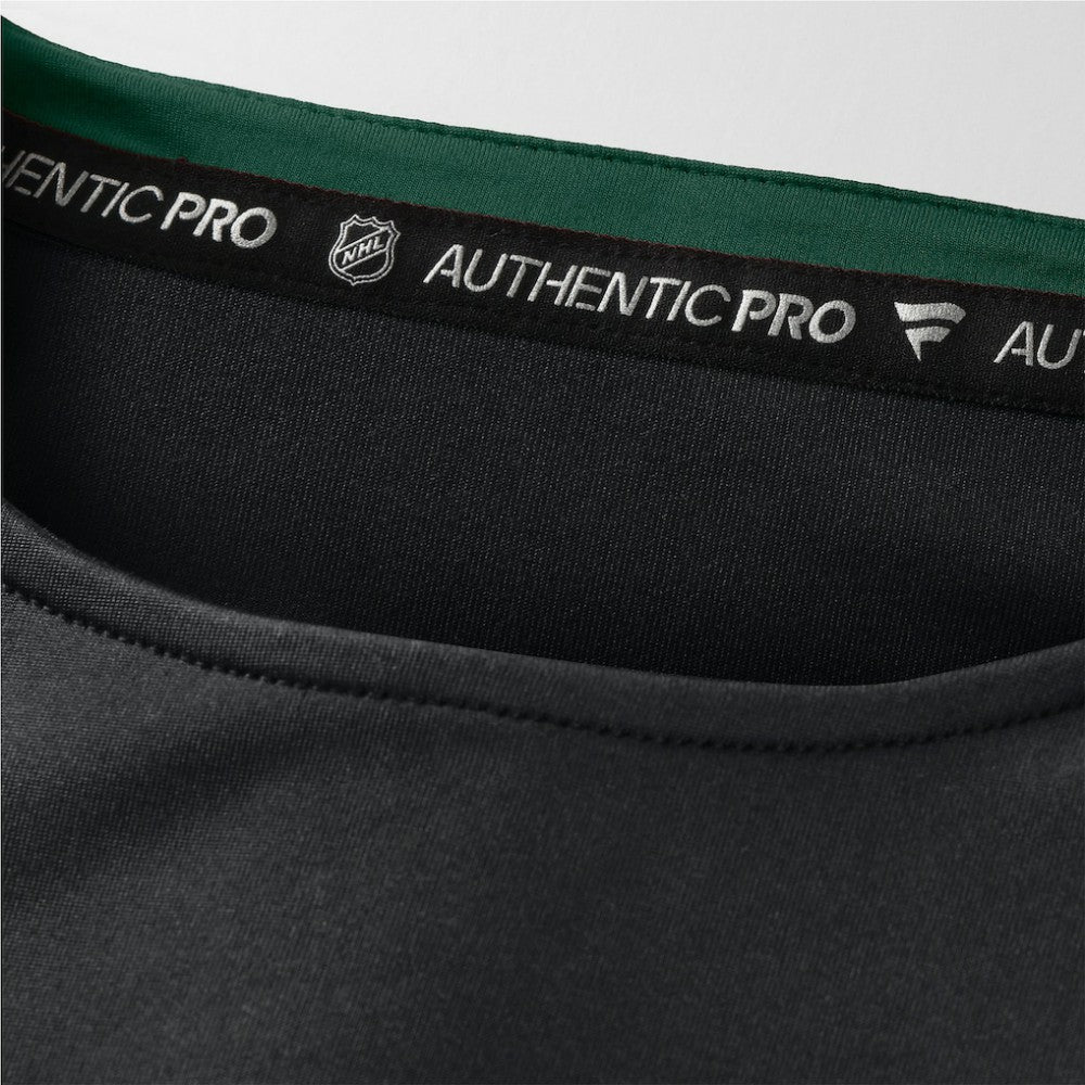 Minnesota Wild Fanatics Authentic Pro Rink Tech Long Sleeve T-Shirt - Black | US 202495531