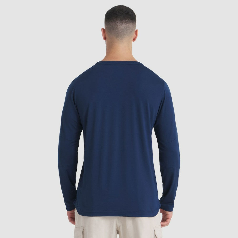 Montreal Canadiens Fanatics Authentic Pro Rink Tech Long Sleeve T-Shirt - Navy | US 202495532