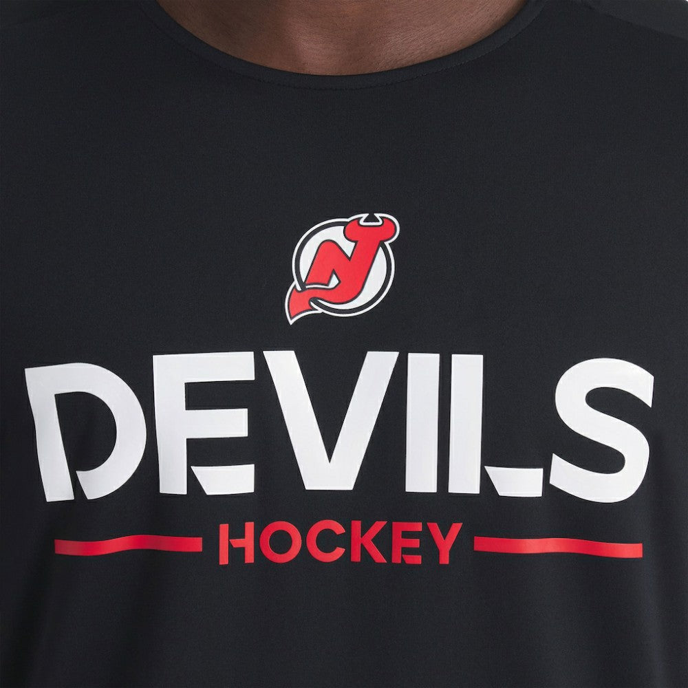 New Jersey Devils Fanatics Authentic Pro Rink Tech Long Sleeve T-Shirt - Black | US 202495534