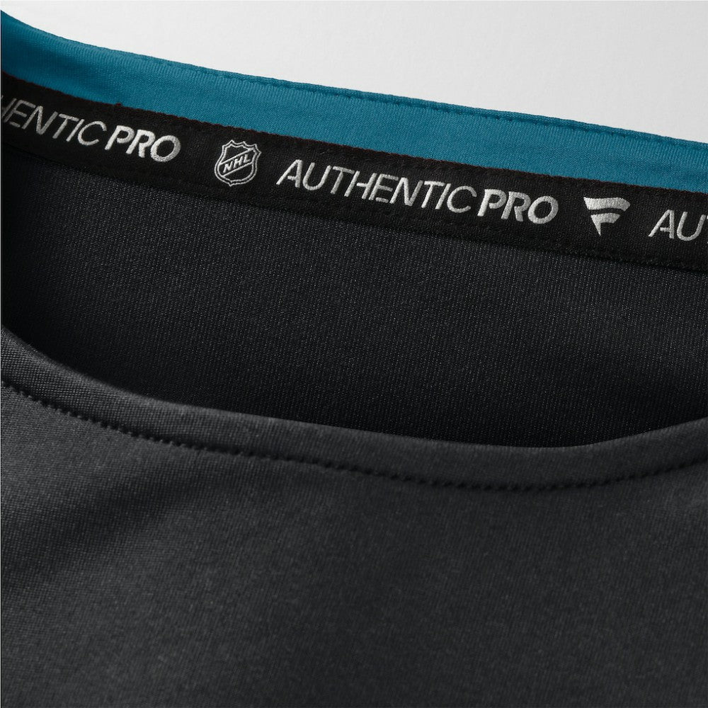 San Jose Sharks Fanatics Authentic Pro Rink Tech Long Sleeve T-Shirt - Black | US 202495542