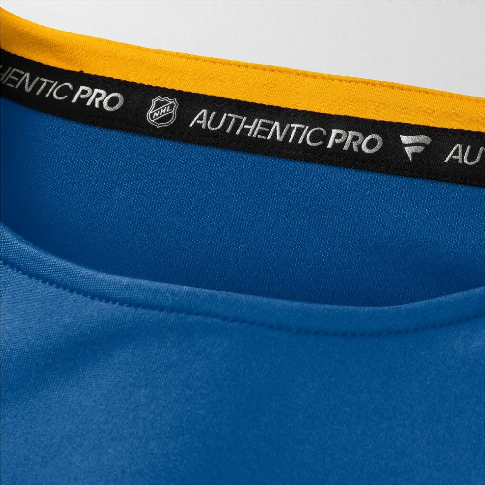 St. Louis Blues Fanatics Authentic Pro Rink Tech Long Sleeve T-Shirt - Blue | US 202495544