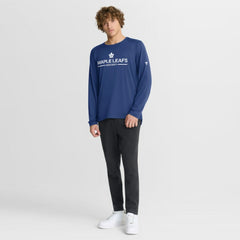 Toronto Maple Leafs Fanatics Authentic Pro Rink Tech Long Sleeve T-Shirt - Blue | US 202495546