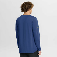 Vancouver Canucks Fanatics Authentic Pro Rink Tech Long Sleeve T-Shirt - Blue | US 202495547