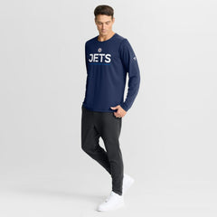 Winnipeg Jets Fanatics Authentic Pro Rink Tech Long Sleeve T-Shirt - Navy | US 202495550