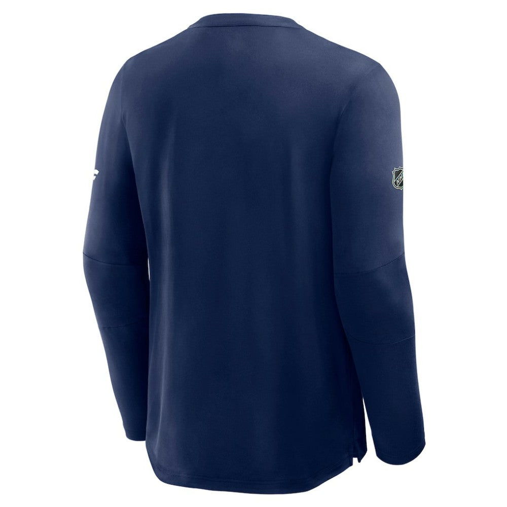 Winnipeg Jets Fanatics Authentic Pro Rink Tech Long Sleeve T-Shirt - Navy | US 202495550