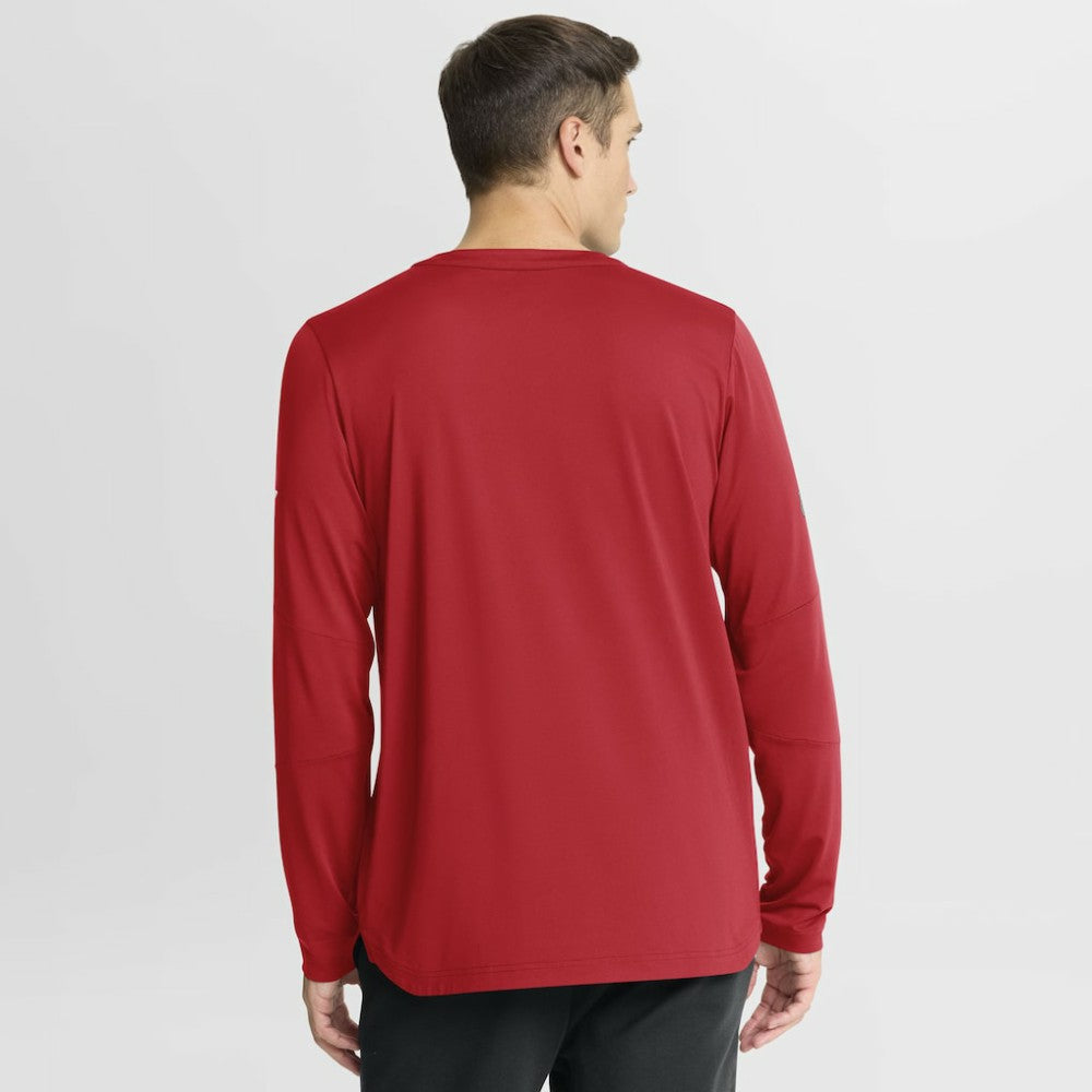 Detroit Red Wings Fanatics Authentic Pro Centennial Rink Tech Long Sleeve T-Shirt - Red | US 202495551