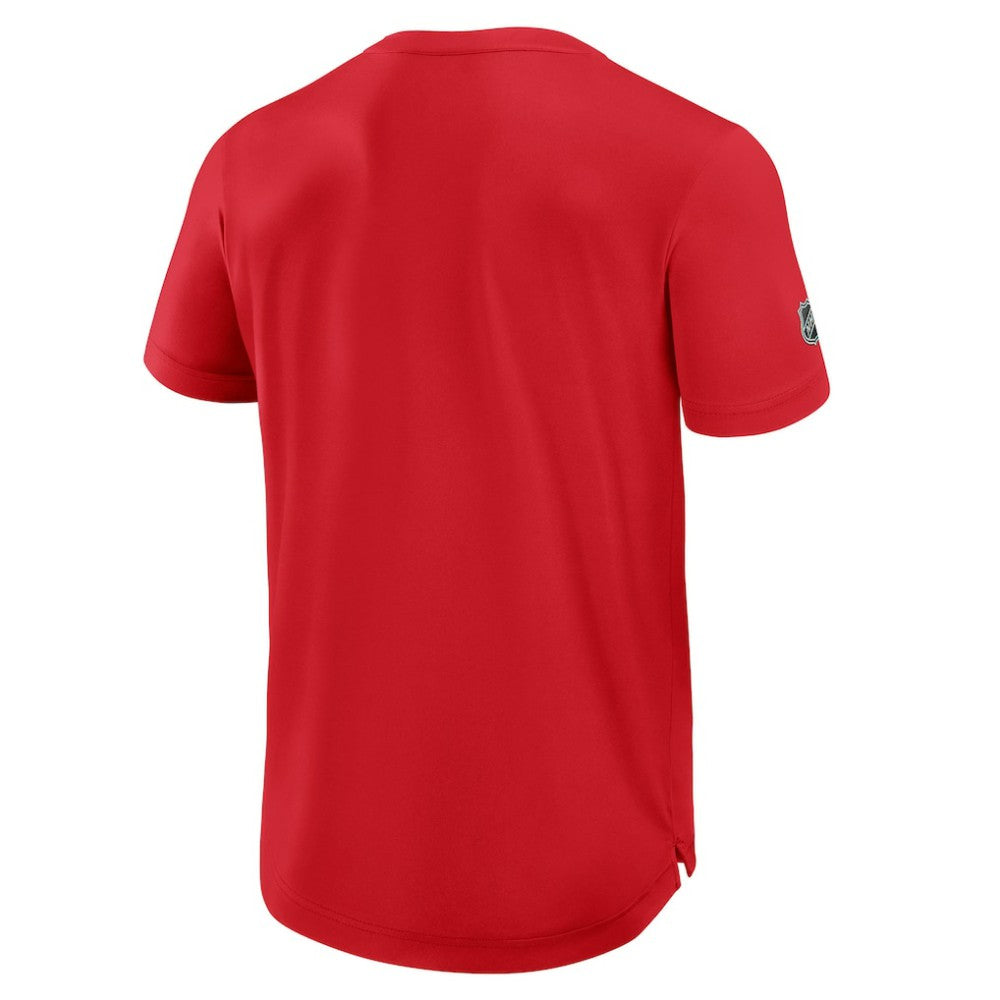 Carolina Hurricanes Fanatics Authentic Pro Rink Tech T-Shirt - Red | US 202495571
