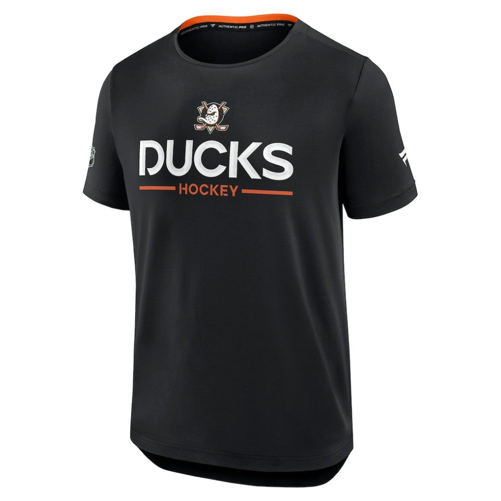 Anaheim Ducks Fanatics Authentic Pro Rink Tech T-Shirt - Black | US 202495574