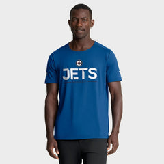 Winnipeg Jets Fanatics Authentic Pro Rink Tech T-Shirt - Blue | US 202495581