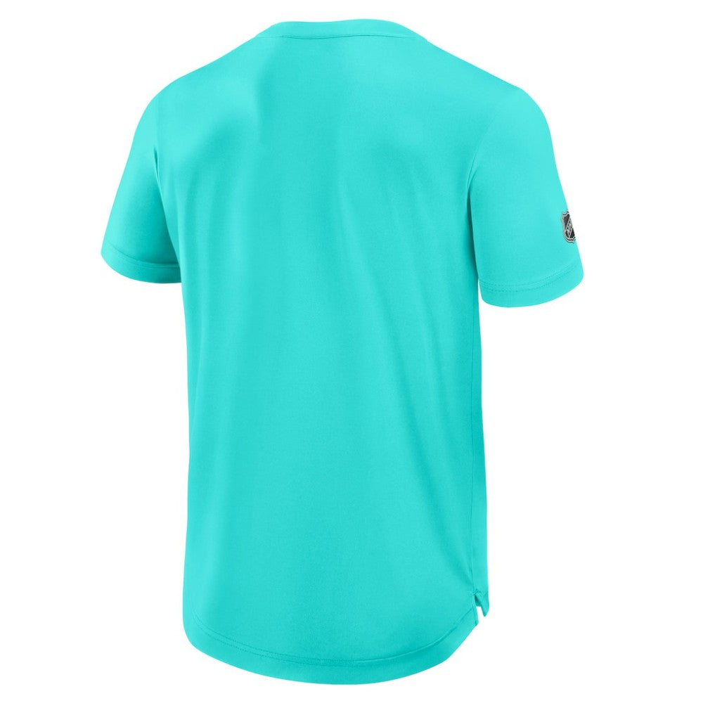 Seattle Kraken Fanatics Authentic Pro Rink Tech T-Shirt - Light Blue | US 202495583